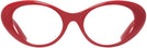 Oval Red Versace 4455U Progressive No-Lines View #2
