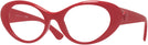 Oval Red Versace 4455U Computer Style Progressive View #1