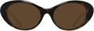 Oval Havana Versace 4455U Progressive No-Line Reading Sunglasses View #2
