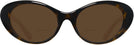 Oval Havana Versace 4455U Bifocal Reading Sunglasses View #2