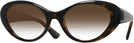 Oval Havana Versace 4455U w/ Gradient Bifocal Reading Sunglasses View #1