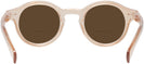 Round Peach Nerd Out Bifocal Reading Sunglasses View #4