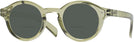 Round Olive Nerd Out Bifocal Reading Sunglasses View #1