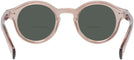 Round Vague Mauve Nerd Out Bifocal Reading Sunglasses View #4