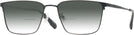 Rectangle Black LZ-49 w/ Gradient Bifocal Reading Sunglasses View #1