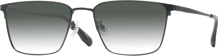 Rectangle Black LZ-49 w/ Gradient Progressive No-Line Reading Sunglasses View #1