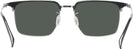 Square Black Silver LZ-50 Progressive No-Line Reading Sunglasses View #4