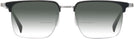 Square Black Silver LZ-50 w/ Gradient Bifocal Reading Sunglasses View #2