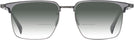 Square Grey Gunmetal LZ-50 w/ Gradient Bifocal Reading Sunglasses View #2