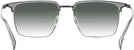 Square Grey Gunmetal LZ-50 w/ Gradient Bifocal Reading Sunglasses View #4