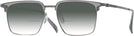 Square Grey Gunmetal LZ-50 w/ Gradient Bifocal Reading Sunglasses View #1