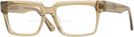 Rectangle Transparent Brown LZ-52 Bifocal View #1