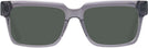 Rectangle Transparent Grey LZ-52 Progressive No-Line Reading Sunglasses View #2