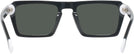 Rectangle Black LZ-53 Progressive No-Line Reading Sunglasses View #4