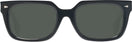 Rectangle Black LZ-54 Progressive No-Line Reading Sunglasses View #2