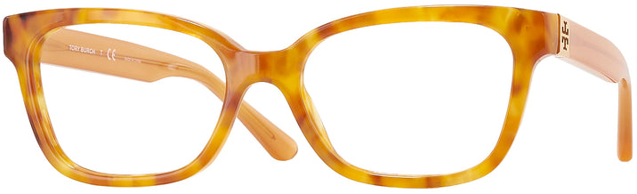 Square Amber Tortoise Tory Burch 2084 Computer Style Progressive View #1