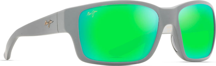 Rectangle Matte Dark With Light Grey Interior/Neutral Grey Maui Jim Mangroves 604 View #1