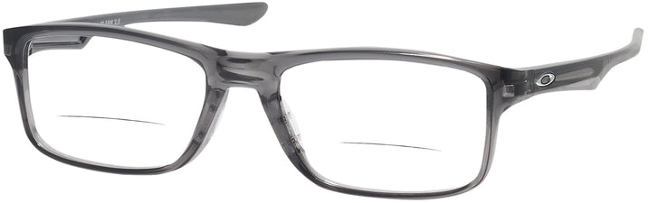 Rectangle Polished Grey Smoke Oakley OX8081L Bifocal w/ FREE NON-GLARE View #1