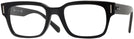 Square Shiny Black Ray-Ban 5388 Progressive No-Lines View #1