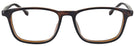 Square Dark Havana Hugo Boss 1050 Progressive No-Lines View #2