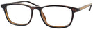 Square Dark Havana Hugo Boss 1050 Progressive No-Lines View #1