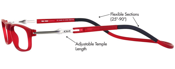   CliC FLEX RC LTDQTY Single Vision Half Frame View #1