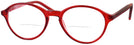 Round Red Calvin Bifocal View #1