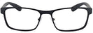 Rectangle Black Rubber Prada Sport 50GV Progressive No-Lines View #2