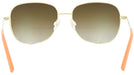 Square Champagne Cecil w/ Gradient Bifocal Reading Sunglasses View #4