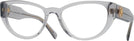 Cat Eye Transparent Grey Versace 3280B Computer Style Progressive View #1