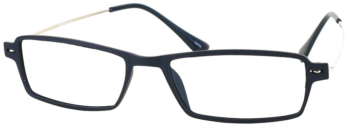 Rectangle Matte Black Lite Tec 1 Single Vision Half Frame View #1